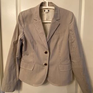 Women’s Jcrew Cotton Seersucker Blazer